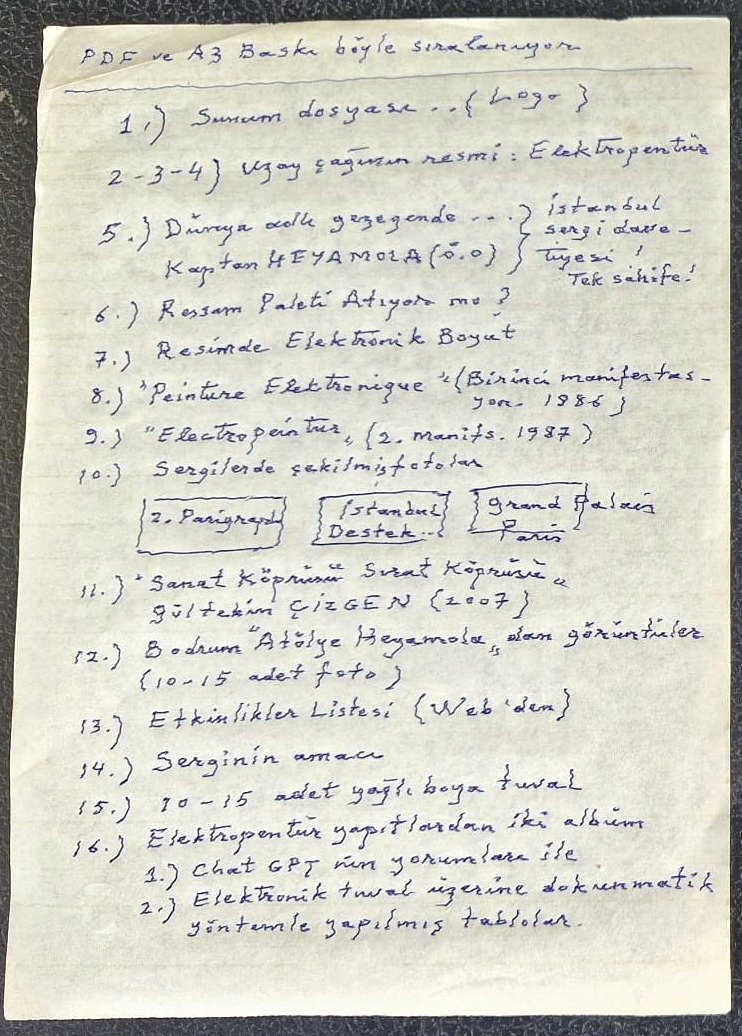 İçerik planı, sayfa 1 — maddeler 1-16